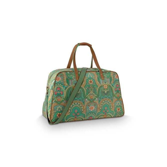 Pip Studio Tovy Weekend Bag Large Jabali Green 65x25.5x35cm