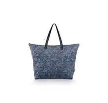 Pip Studio Tilda Tote Bag Large Quilted Daisy Dreams Blue 66x20x44cm