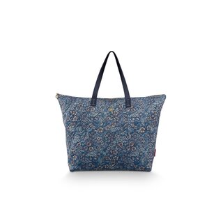 Pip Studio Tilda Tote Bag Large Quilted Daisy Dreams Blue 66x20x44cm