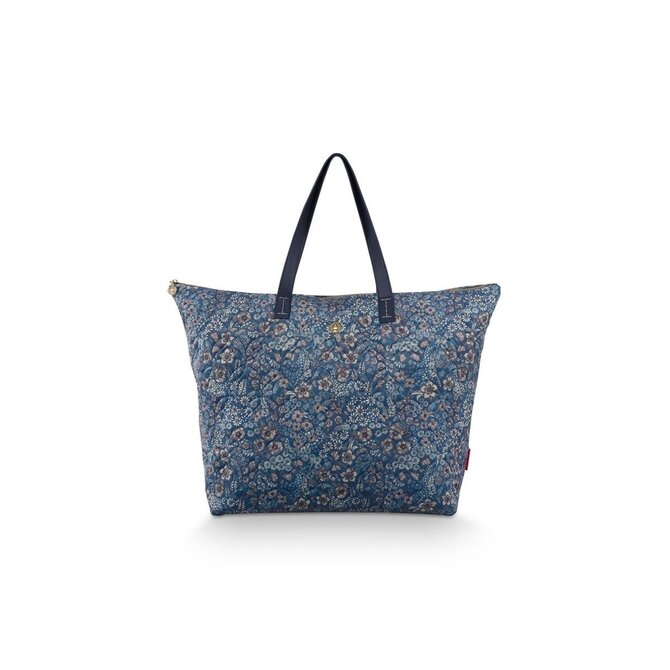 Pip Studio Tilda Tote Bag Large Quilted Daisy Dreams Blue 66x20x44cm