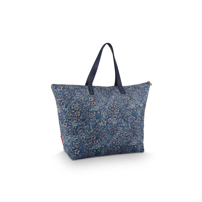 Pip Studio Tilda Tote Bag Large Quilted Daisy Dreams Blue 66x20x44cm