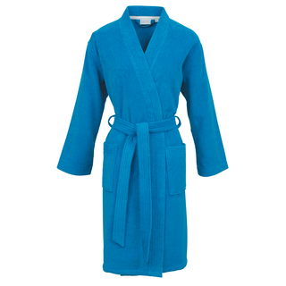 Carl Ross badjas kimono 41110 deep sea/offwhite M