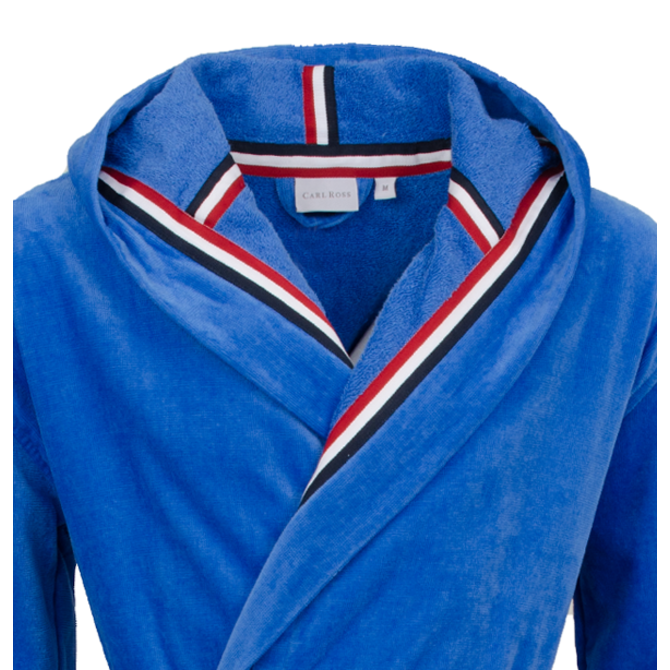 Carl Ross badjas met capuchon 481310 cobalt S