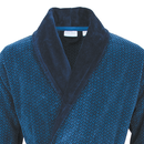 Carl Ross Carl Ross badjas met sjaalkraag 665200 night blue/sapphire 48/50