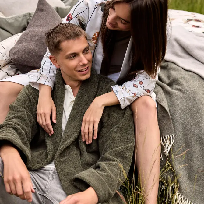 Vandyck Ranger badjas XXLarge Thyme