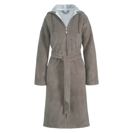 Vandyck Duchess badjas Small Urban Taupe