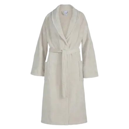 Vandyck Prestige Uni badjas Small Cream Tan