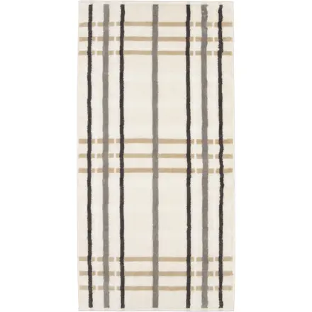 Cawö Noblesse Check Badlaken 80x150 natur