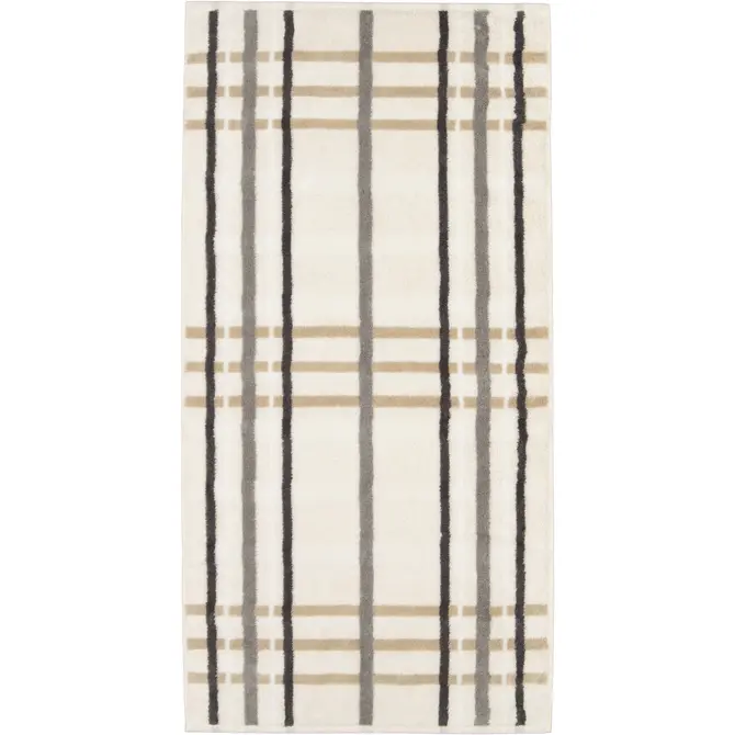 Cawö Noblesse Check Badlaken 80x150 natur