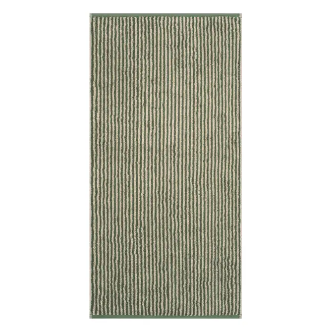 Cawö Two-Tone Stripe Handdoek 50x100 field
