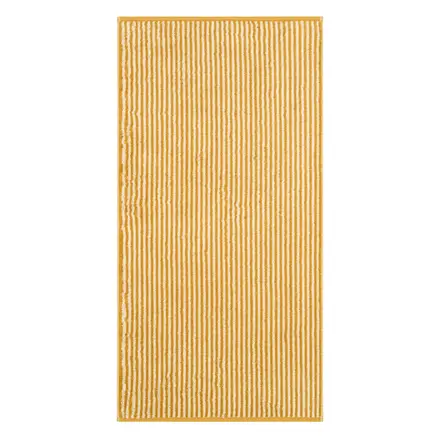Cawö Two-Tone Stripe Handdoek 50x100 gold