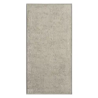Cawö Two-Tone Stripe Handdoek 50x100 graphit