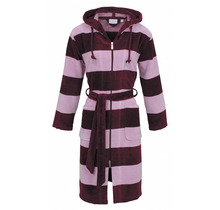 Carl Ross Dames Badjas met capuchon 606410 burgundy/rose quartz 44/46