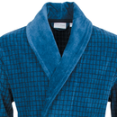Carl Ross Carl Ross Heren Badjas met Sjaalkraag 664200 sapphire/night blue 48/50