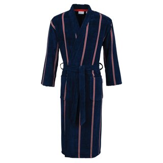 Carl Ross Heren Badjas met capuchon 663100 nightblue/deep red 48/50