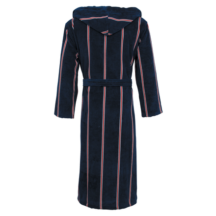 Carl Ross Heren Badjas met capuchon 663300 nightblue/deep red 52/54