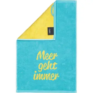 Cawö Postcards Towels Edition Postcard Towels 30x50 Meer geht immer