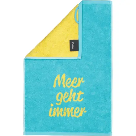 Cawö Postcards Towels Edition Postcard Towels 30x50 Meer geht immer