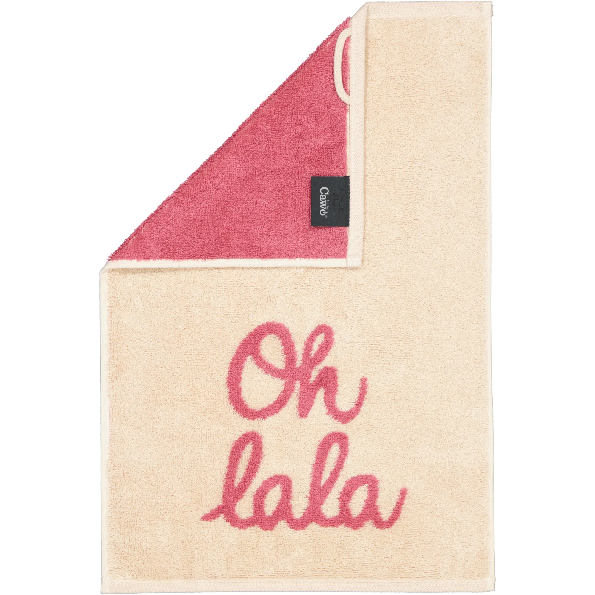 Cawö Cawö Postcards Towels Edition Postcard Towels 30x50 Oh lala