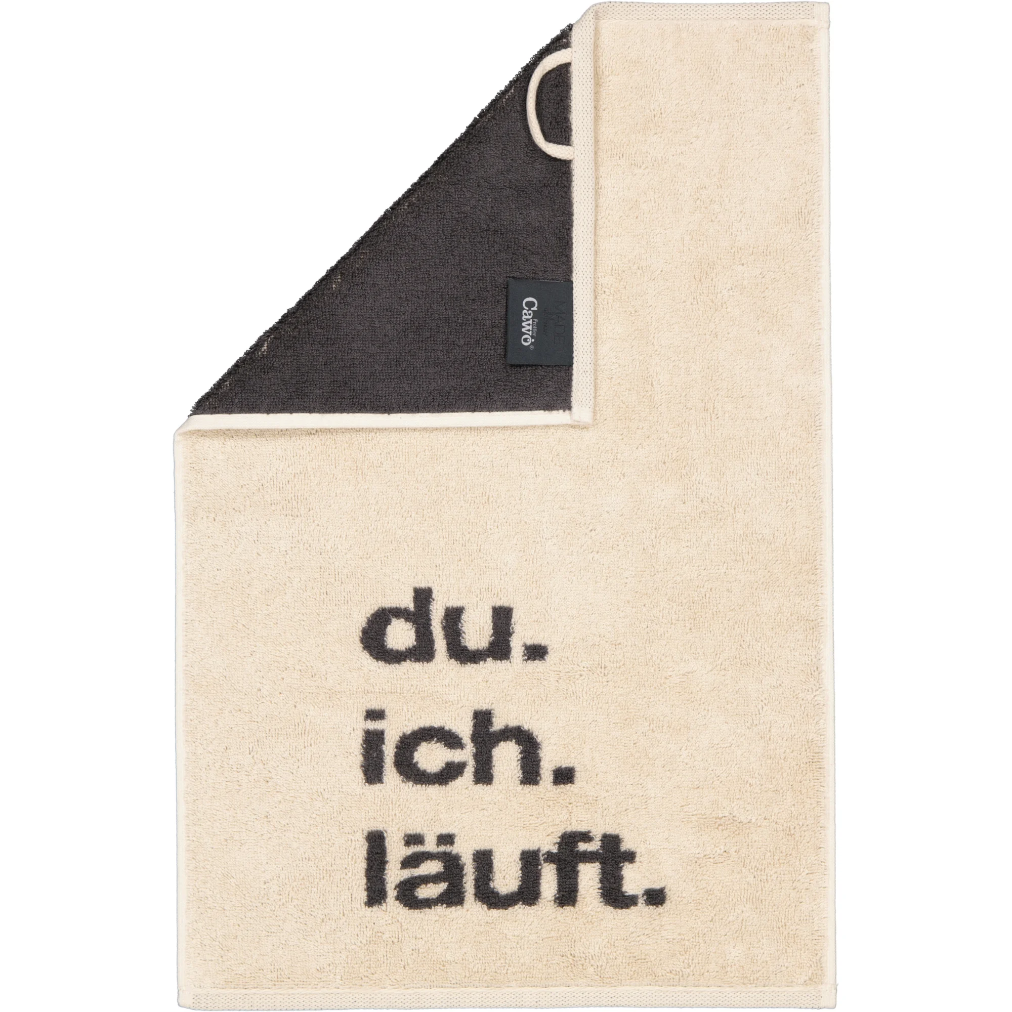 Cawö Cawö Postcards Towels Edition Postcard Towels 30x50 du.ich.läuft