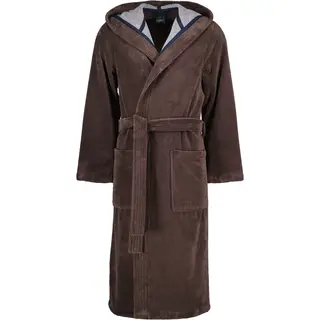 Cawo Heren Badjas met Capuchon  831 mokka 54/56