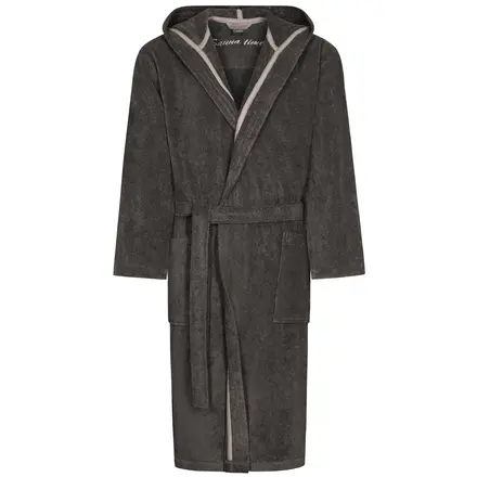 Cawo Heren Badjas met Capuchon  833 basalt L