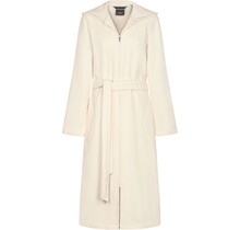 Cawo Dames Badjas met Capuchon en Ritssluiting 837 champagne 32/34