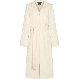 Cawo Dames Badjas met Capuchon en Ritssluiting 837 champagne 32/34
