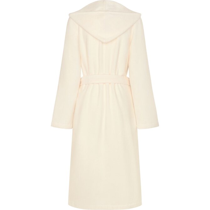 Cawo Dames Badjas met Capuchon en Ritssluiting 837 champagne 36/38