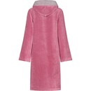 Cawö Cawo Dames Badjas met Capuchon en Ritssluiting 841 beere 40/42