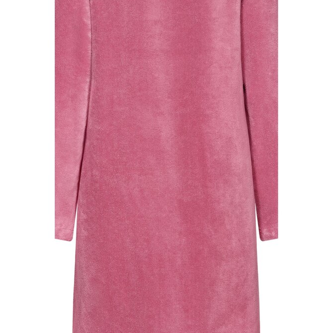 Cawo Dames Badjas met Capuchon en Ritssluiting 841 beere 44/46