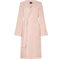 Cawo Dames Badjas extra licht met Capuchon 6140 blush 38