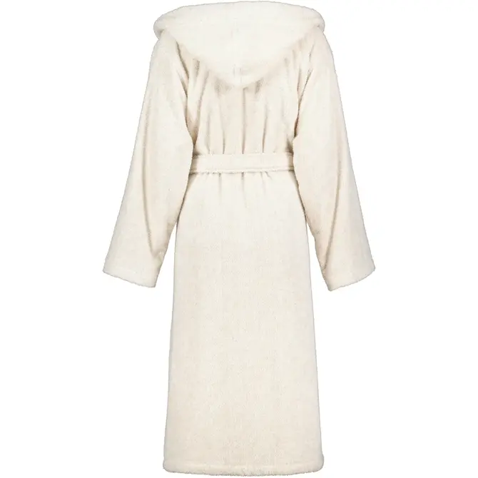 Cawo Dames Badjas met Capuchon  846 natur M