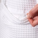 Morgenstern Morgenstern badjas Andrea wafelstof met Capuchon 120cm Wit S