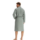Morgenstern Morgenstern badjas Luca wafelstof Kimono 120cm Olijf Maat M