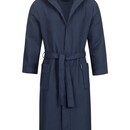 Morgenstern Morgenstern badjas Andrea wafelstof met Capuchon 120cm Navy XL