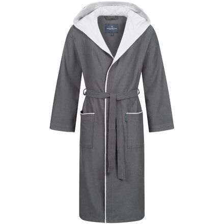 Morgenstern Ron Heren Badjas marine/grau M