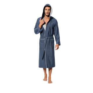 Morgenstern Bo Heren Badjas marine/blau L