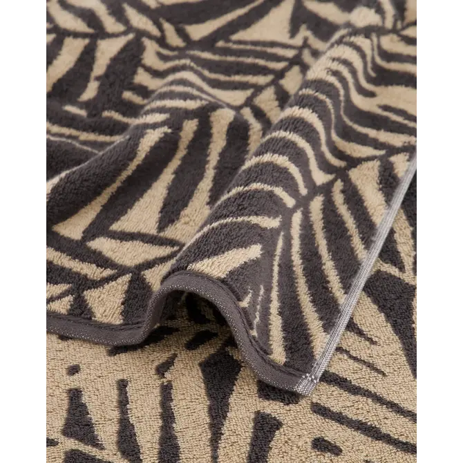 Cawö Maison Handdoek 50x100 basalt