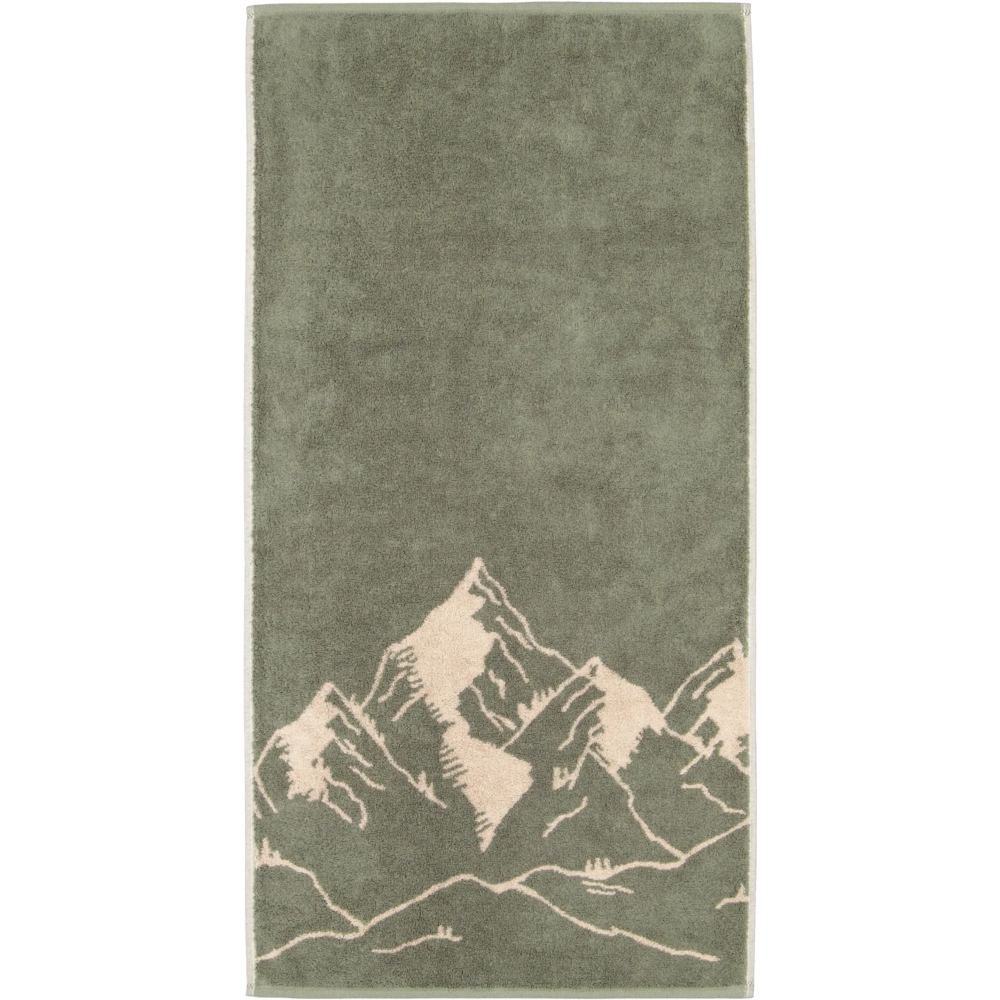 Cawö Cawö Alpenchic Edition 6269 Handdoek 50x100 spargroen