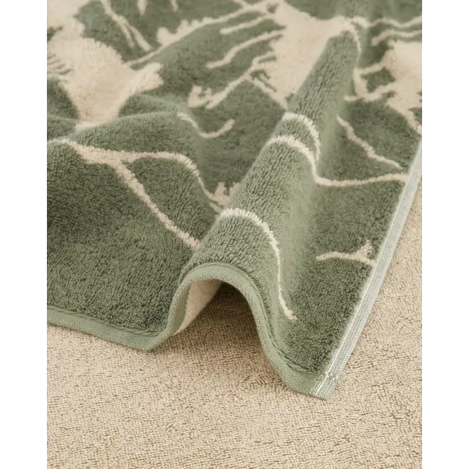 Cawö Alpenchic Edition Handdoek 50x100 spargroen