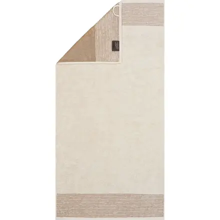 Cawö Two-Tone Badlaken 80x150 natur