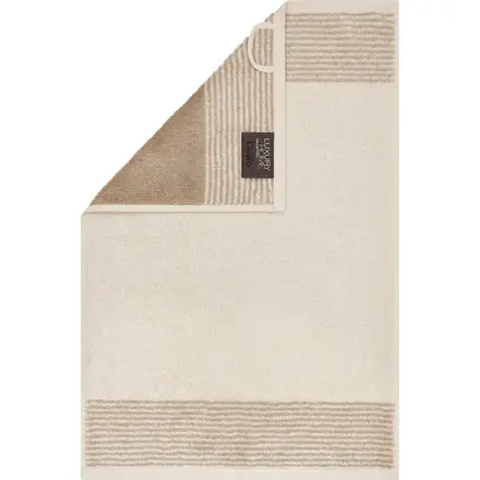 Cawö Two-Tone Gastendoekje 30x50 natur