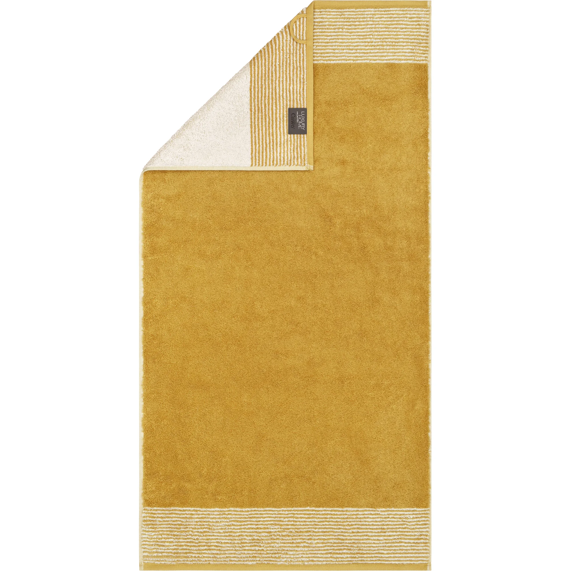 Cawö Cawö Two-Tone Handdoek 50x100 gold
