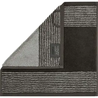 Cawö Two-Tone Gezichtsdoekje 30x30 basalt