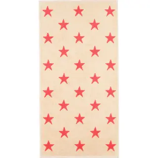Cawö New Stars 6260 Handdoek 50x100 beige/pink