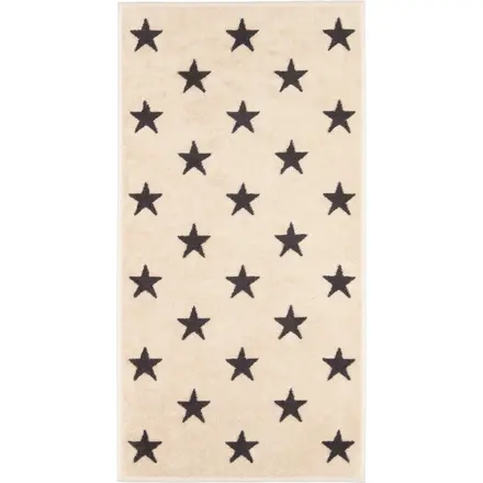 Cawö New Stars 6260 Handdoek 50x100 beige/basalt