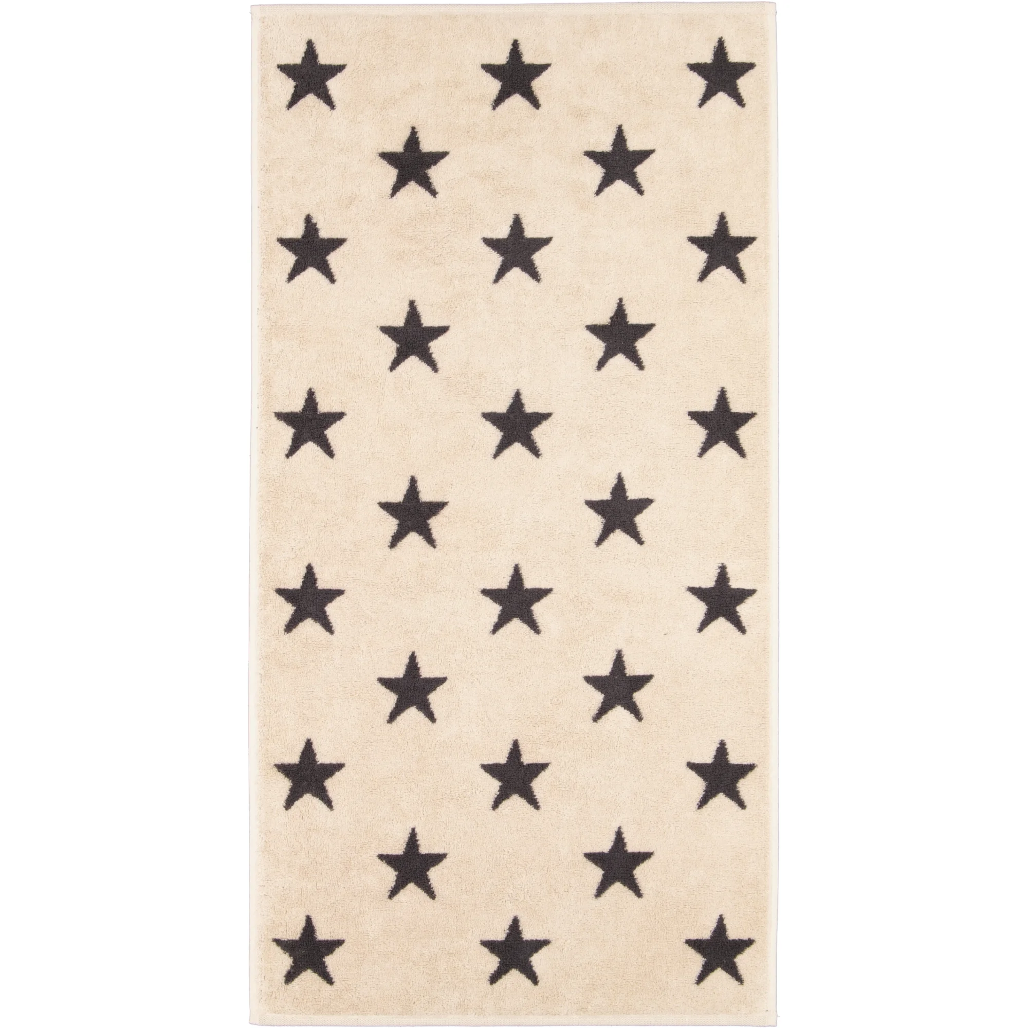 Cawö Cawö New Stars 6260 Handdoek 50x100 beige/basalt