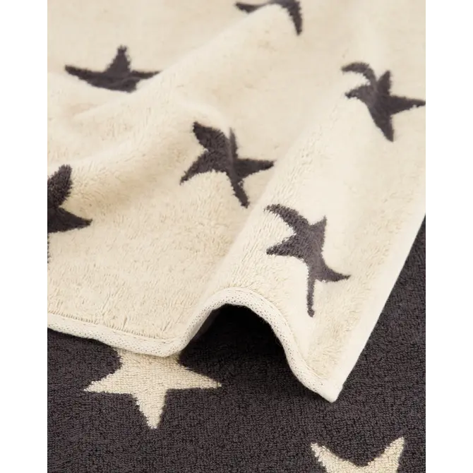 Cawö New Stars Douchelaken 70x140 beige/basalt