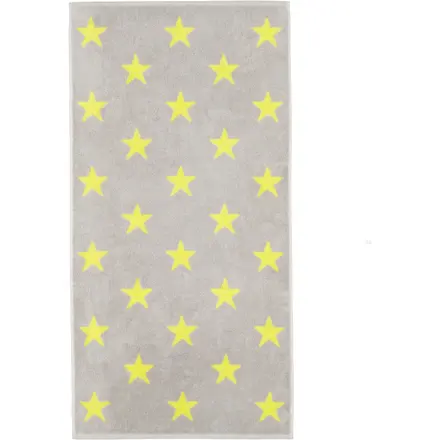 Cawö New Stars 6260 Handdoek 50x100 platin/lime